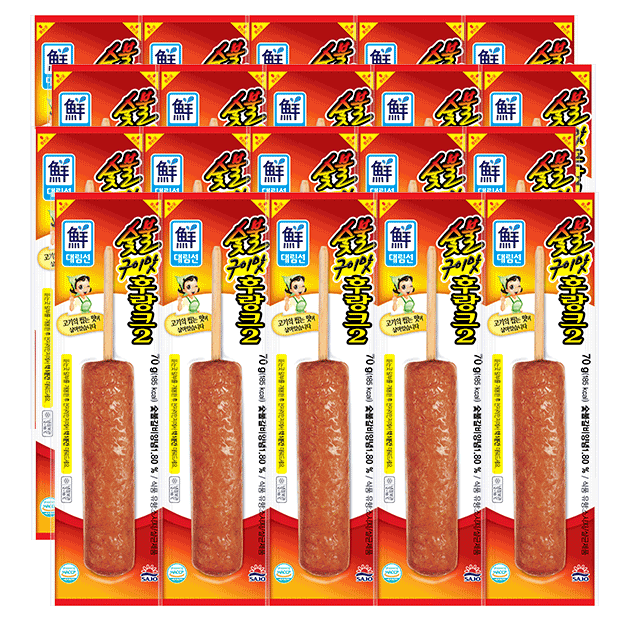 숯불구이맛 후랑크 70g 20개