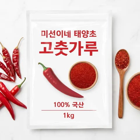 26년 국산 태양초 햇고춧가루 1kg (17,600원/네멤무료)