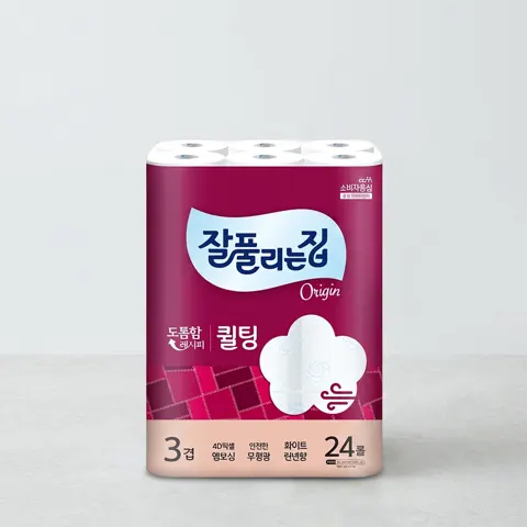 잘풀리는집 퀼팅 화장지 30m x 24롤 x 3팩 (총 72롤) (29,900원/무료)