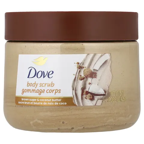 Dove (도브), 바디 스크럽, 갈색 설탕 & 코코넛 버터, 425g(15oz)