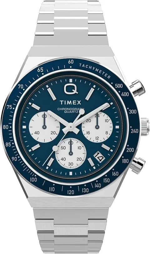 타이맥스 Q TIMEX 크로노그래프 남자메탈시계 ($172.26/한국직배송무료)