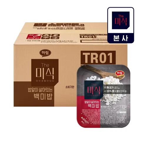 (더미식) 백미밥 200g, 24개, 19530원
