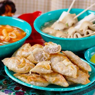 부산 수제 냉장 당면만두 20개입x2봉 + 비빔소스80g 9,900원 (무료)