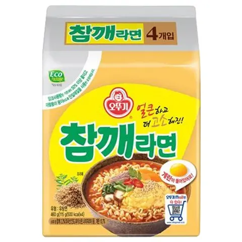 오뚜기 참깨라면 115g, 4개 3,570원