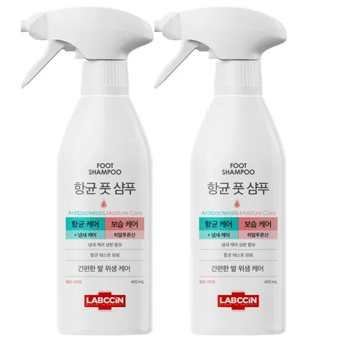 랩신 항균 풋샴푸 보습케어, 410ml, 2개, 8,850원