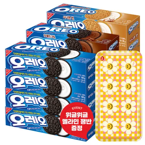 오레오 쿠키 100g 12개 골라담기+쟁반증정 (10,900원/무료)