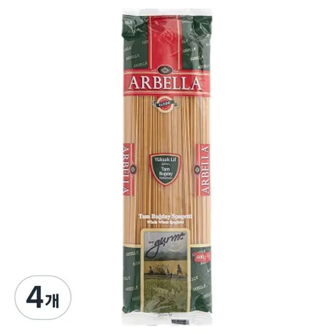 아르벨라 통밀 스파게티, 400g, 4개