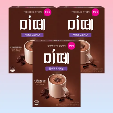 미떼 핫초코 오리지날170g (10T) 3개 (7,470원/무료)