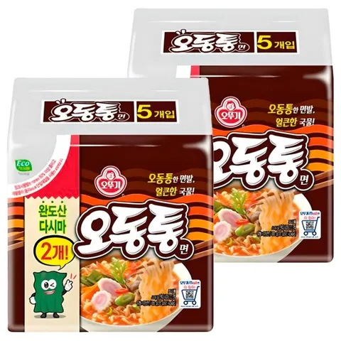 오뚜기 오동통면 120g, 10개, (5개입 X 2팩)