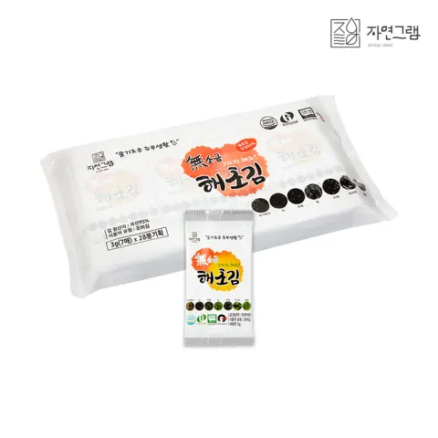 무소금 7가지 해초김 84g 16,200원