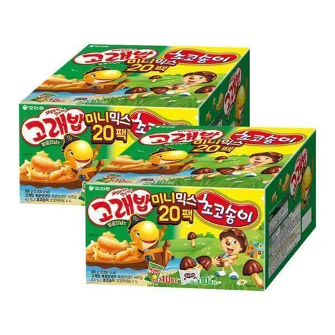 오리온 고래송이미니 20P 560g X 2개 (15,900원/무배)
