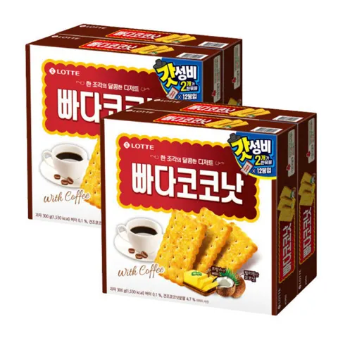 빠다코코낫 오리지날 300g 4곽 (10,510원/유클무료)