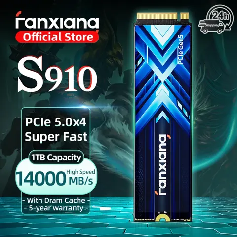 Fanxiang 빵상 S910-MAX M.2 Nvme Gen5 SSD 1테라 (15달러귀속쿠폰 국민VISA필요)