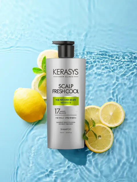 케라틴본드 퓨리파잉 750ML*2개 / 클리닉 비듬두피 샴푸 시트러스 레몬프레쉬향 750ML*2개
