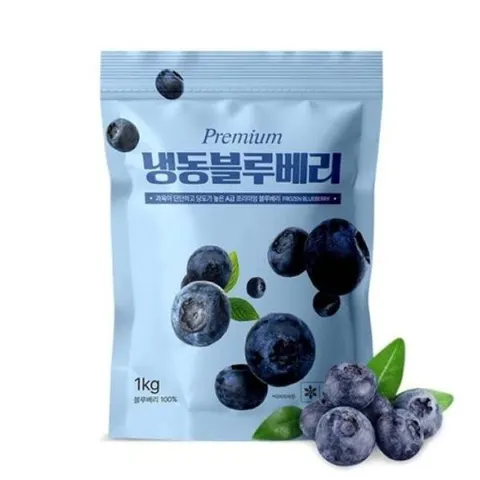 IQF공법 깨끗이 씻어 나온 냉동블루베리 1KG X 3봉 (18,700원/무료)