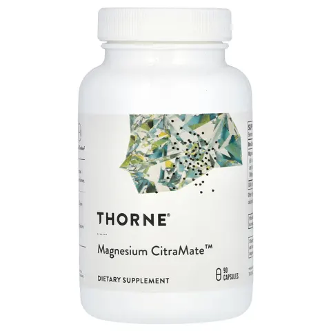 Thorne (쏜리서치), Magnesium CitraMate™, 캡슐 90정(캡슐 1정당 135mg)
