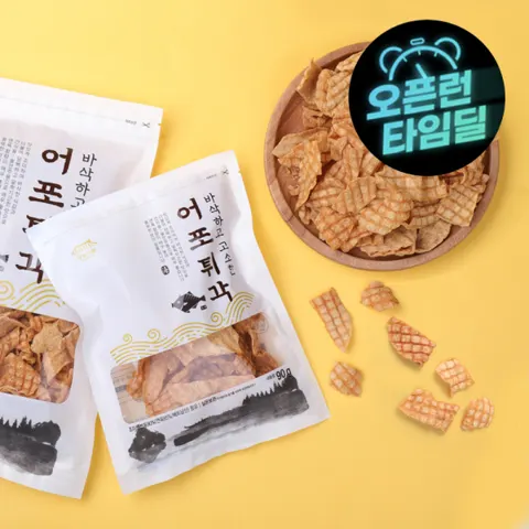동일식품 어포튀각 오리지널 + 청양고추 + 먹태맛 12봉 (19,480원/무료)