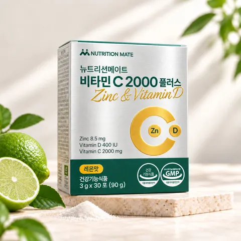레몬맛 비타민C 2000 플러스 30포