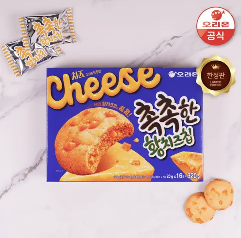 촉촉한황치즈칩 320g 4개 17,420원
