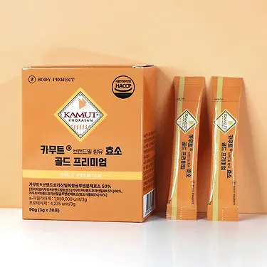 바디프로젝트 카무트 효소 골드 프리미엄 30포 3박스 (26,900원/무료)