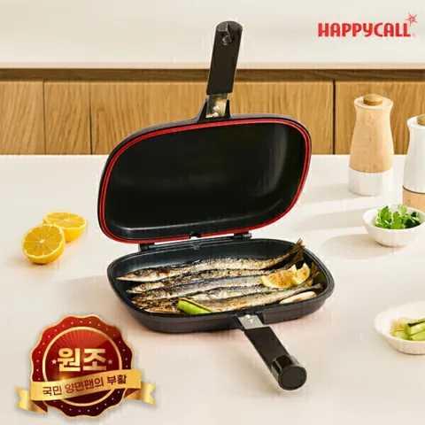 해피콜 올 뉴 컴포트 IH 인덕션 생선양면팬 (38,900원/무료)