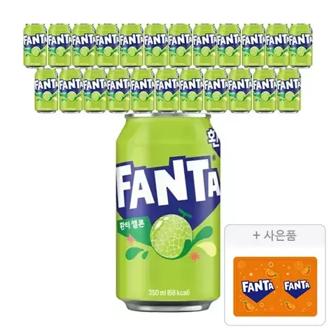 환타 멜론 350ml 24개 + 북마크증정(티멤 10,380원/무료)
