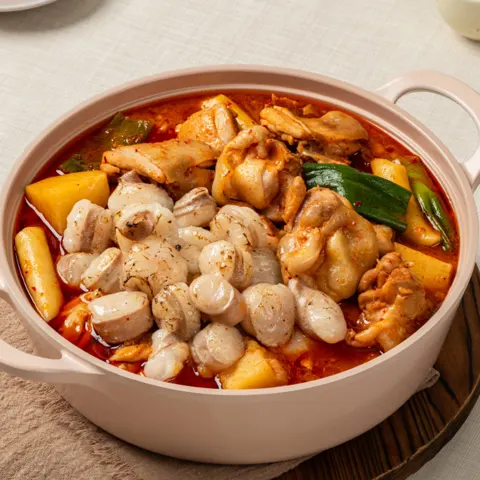 원팩 곱도리탕 590g 2팩 (14,110원/무료배송)