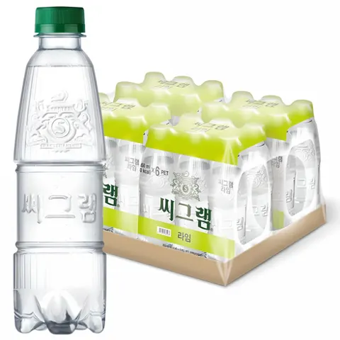 씨그램 라임 무라벨 350ml 24개