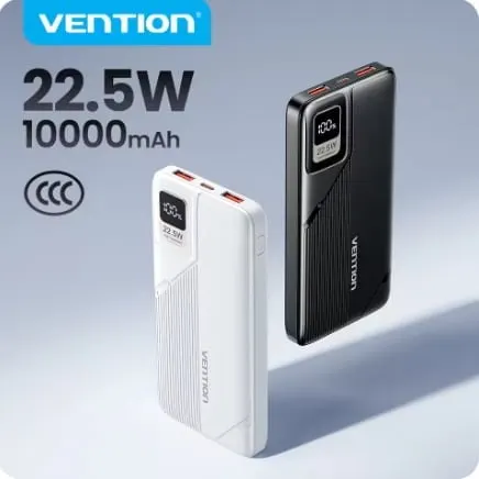 Vention 휴대용 보조배터리 10000mAh 22.5W ($9.61/무료)