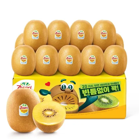 제스프리 썬골드키위 3.1kg 155g 내외 20입 (24,910원/무료)