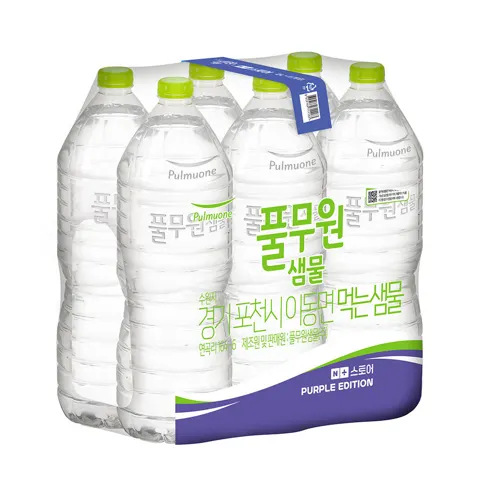 풀무원생수 퍼플에디션 2L, 18개 (8,090원/무배)