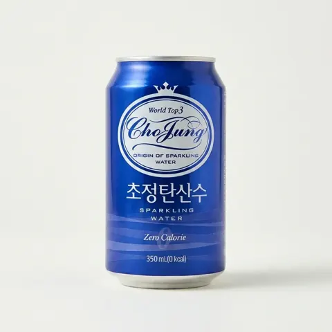 초정탄산수, 플레인, 350ml, 24캔