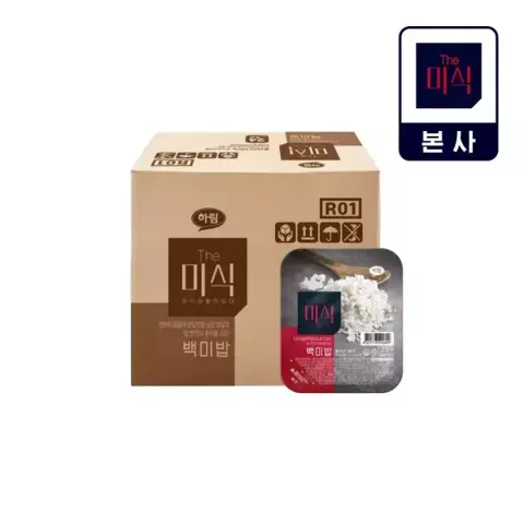[더미식] 밥알이 살아있는 백미밥 200g 24개+임박 현미밥140g 3개 증정