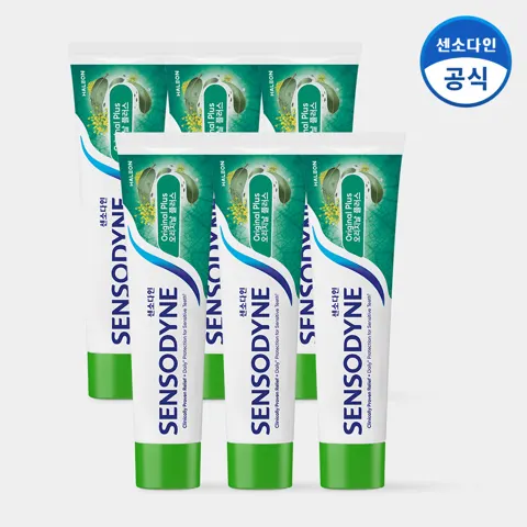 센소다인 오리지날 플러스 민감성 치약 100g,6개(17,810원/무료)