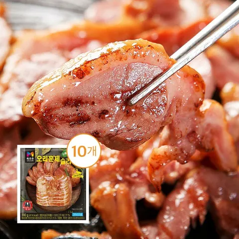 목우촌 오메가3 오리훈제 슬라이스 180g X 10팩 외(25,830원/무료)