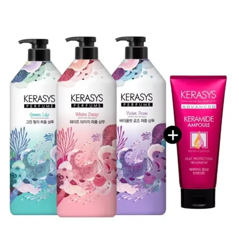 케라시스 퍼품 샴푸/린스 1L 3개+200ml 트리트먼트(1.2만) 케라시스 프로폴리스 샴푸/트리트먼트 1L 2개+샴푸 160ml(1.1만)