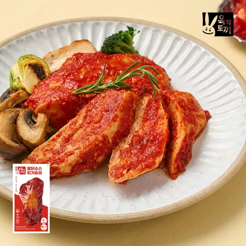 임박) 육식토끼 소스 통살 닭가슴살 불닭소스 100g, 24개