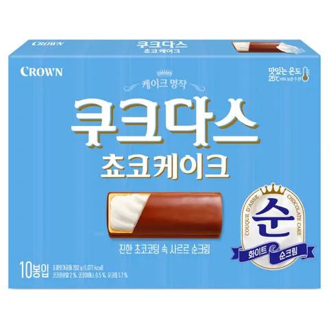 쿠크다스 쵸코케이크 202g 1개