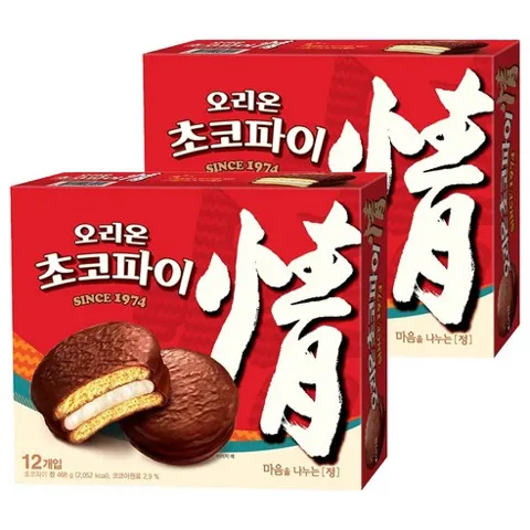 오리온 초코파이 정,468g 1개 (2,520원/와우무료)