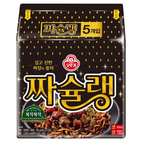 오뚜기 짜슐랭 145g, 5개