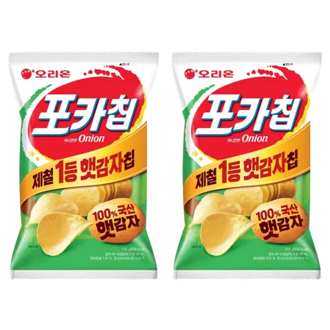 포카칩 오리온 어니언, 110g, 2개