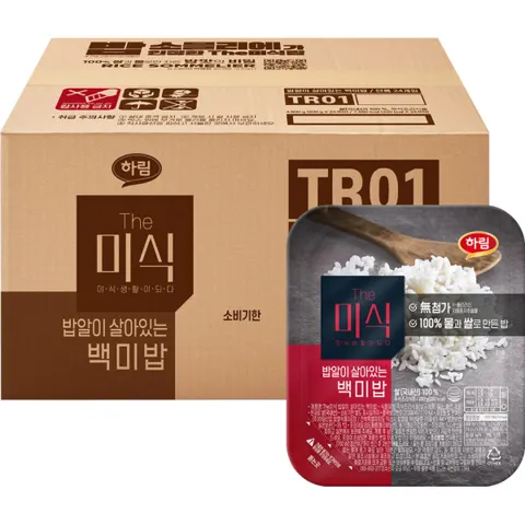 더미식 밥알이 살아있는 백미밥 200g 24개 (유클) (19,510원/무료)