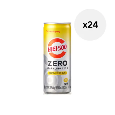 비타500 제로스파클링유자 250ml 24입