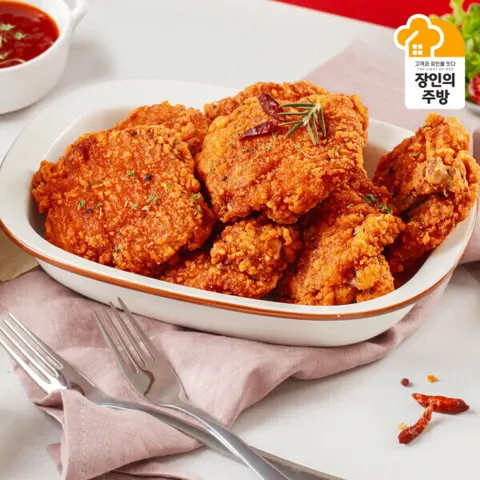 장인의주방 편의점_조각치킨매콤넓적다리오리지널 1.25kg(10조각) 18860원 무배