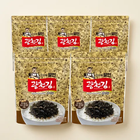 광천김 3대째 달인 김자반, 60g, 5봉 7,900원