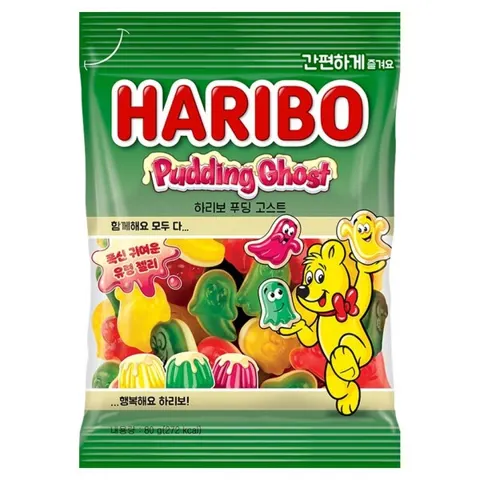 하리보 푸딩 고스트 젤리 80g