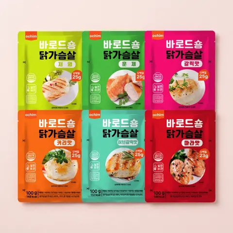 바로드숑 바로먹는 닭가슴살 6종 100g 36개 (53,820원/무료배송)