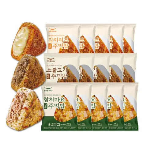 한우물 구운주먹밥 혼합구성 15봉 (16,020원/무료)
