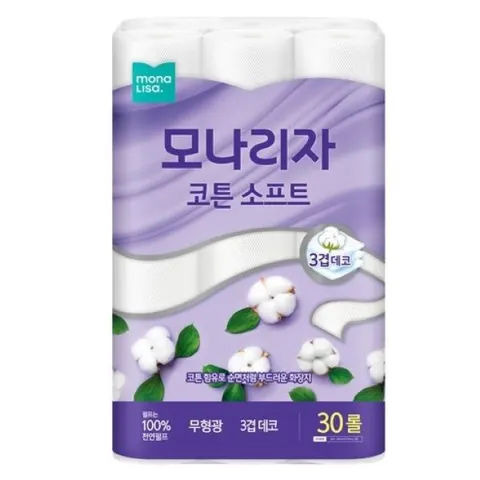모나리자 코튼 소프트 30롤 2개