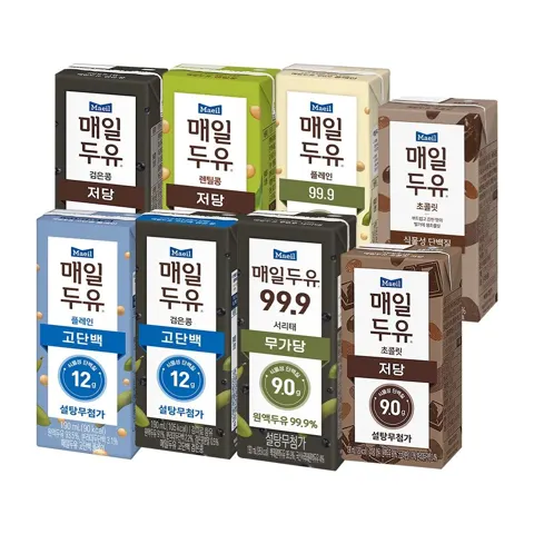 매일두유 8종 99.9/고단백 등 48개 골라담기 23000원...